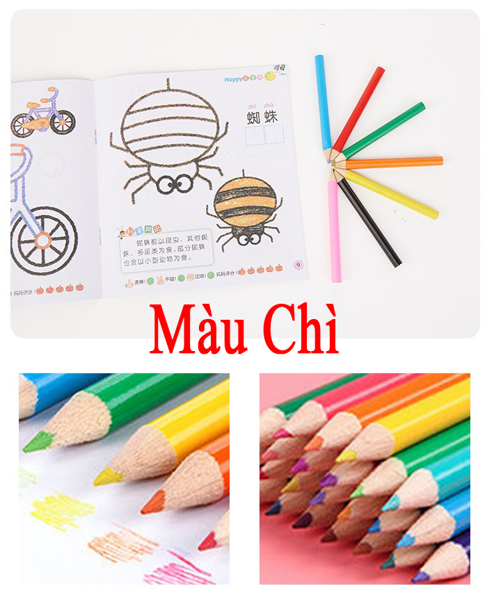 Hộp bút màu cho bé 42 chi tiết