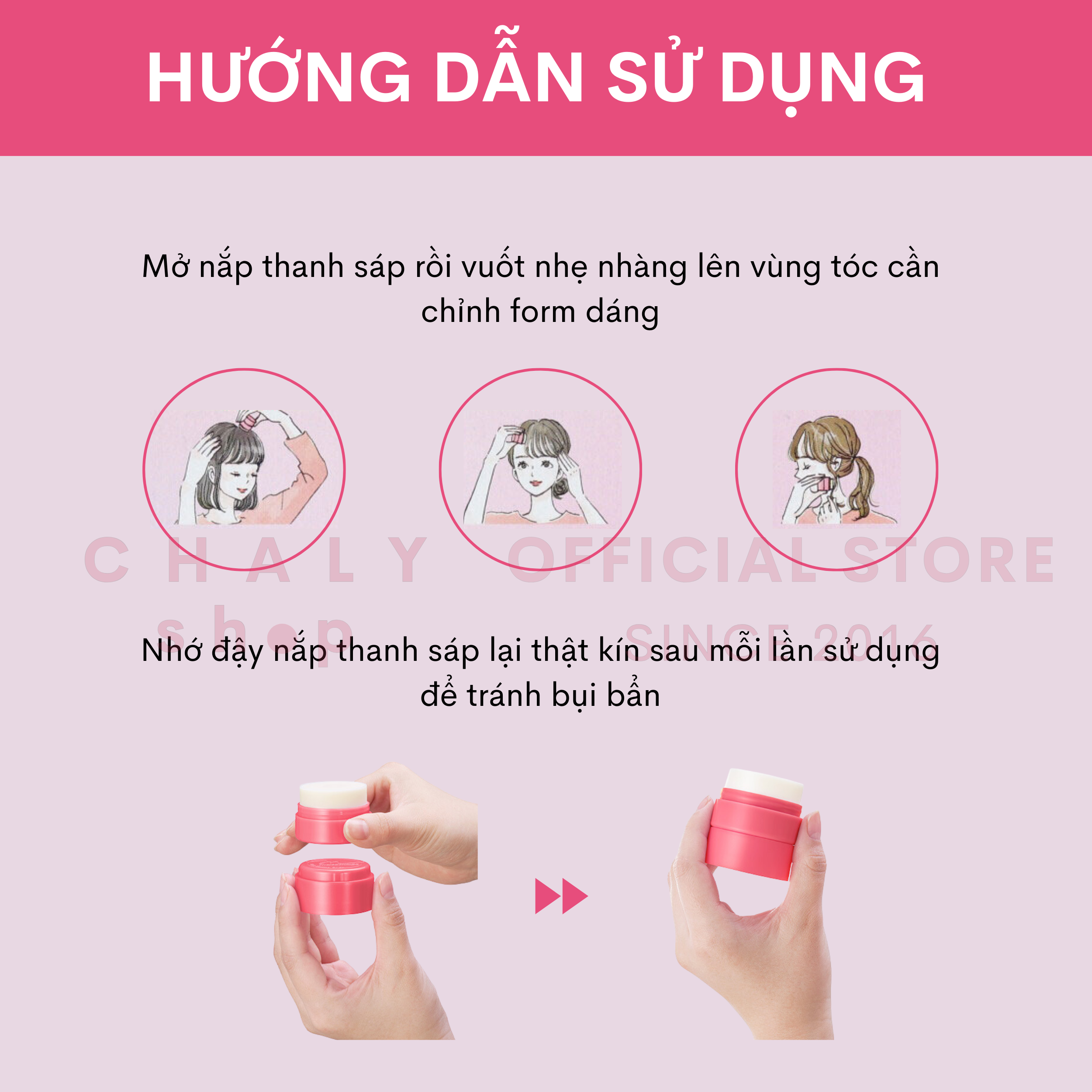 Sáp vuốt tóc giữ nếp tóc con - tạo kiểu cho nữ Matomage 13g Nhật