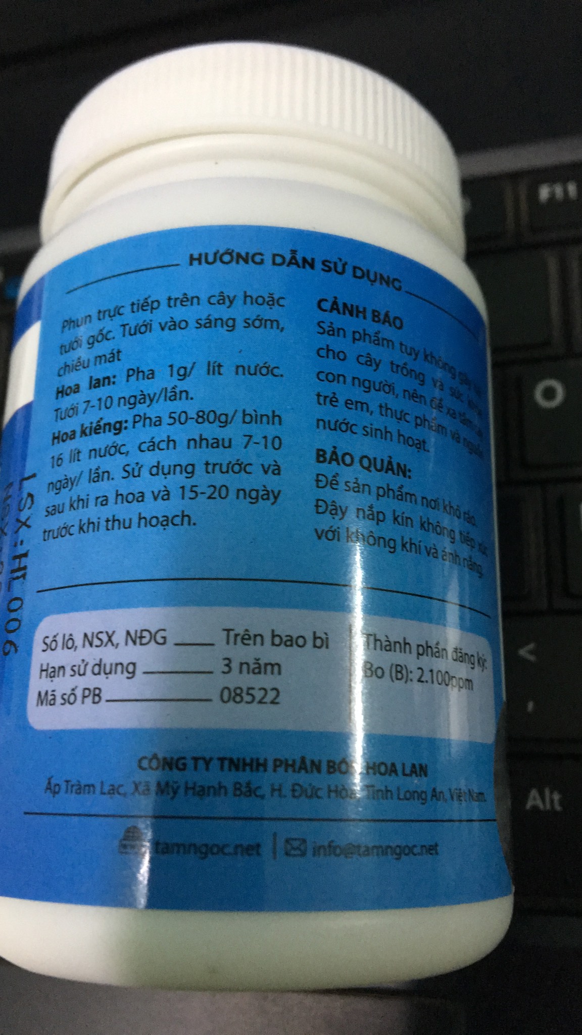 Phân bón Super Magie Nitrat - Super Magnisal lọ 100g