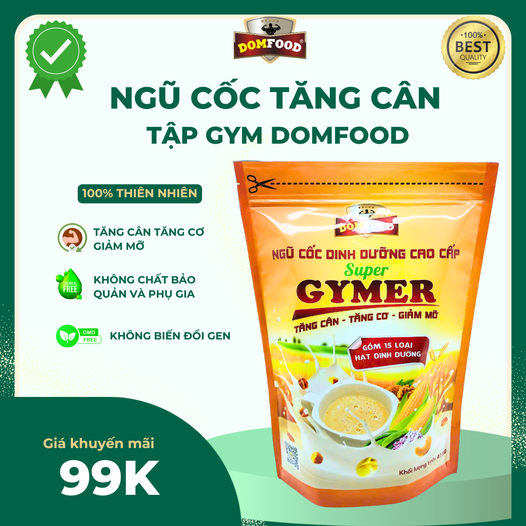 Combo 2kg ngũ cốc tập Gym ( mỗi túi 1 kg)