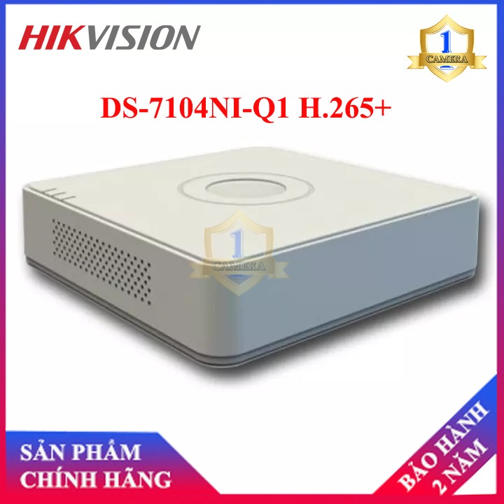[HCM]Đầu ghi IP 4 kênh Hikvision DS-7104NI-Q1 H.265+ - Camera Số 1
