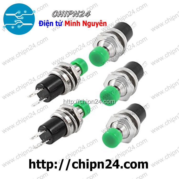 [2 cái] (g13) nút nhấn nhả pbs-110 (đỏ/xanh lá phi 7mm thường mở, nút nhấn đề) - [chọn loại]