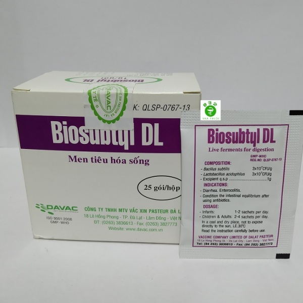 Biosubtyl DL - Men vi sinh bổ sung lợi khuẩn đường ruột