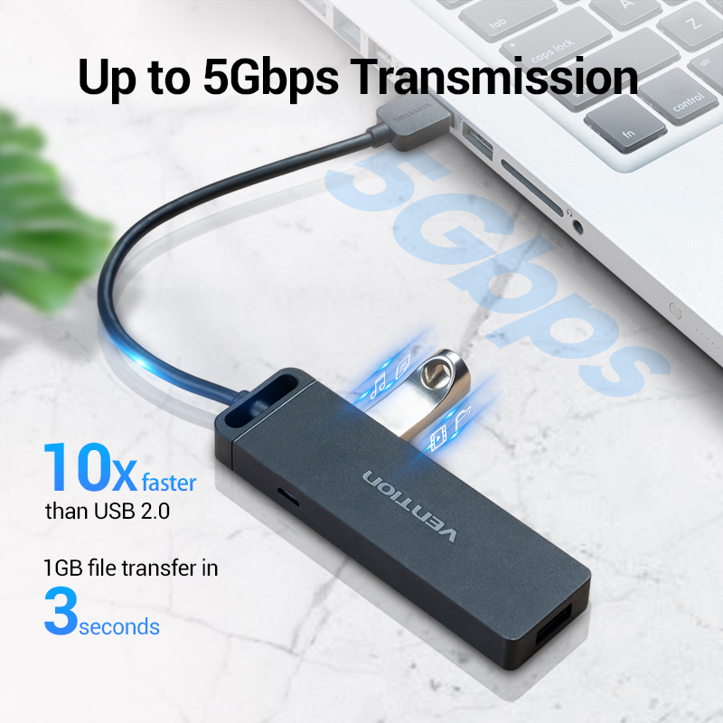 Bộ chia, HUB USB 4 cổng USB 3.0 Vention dài 0,5m