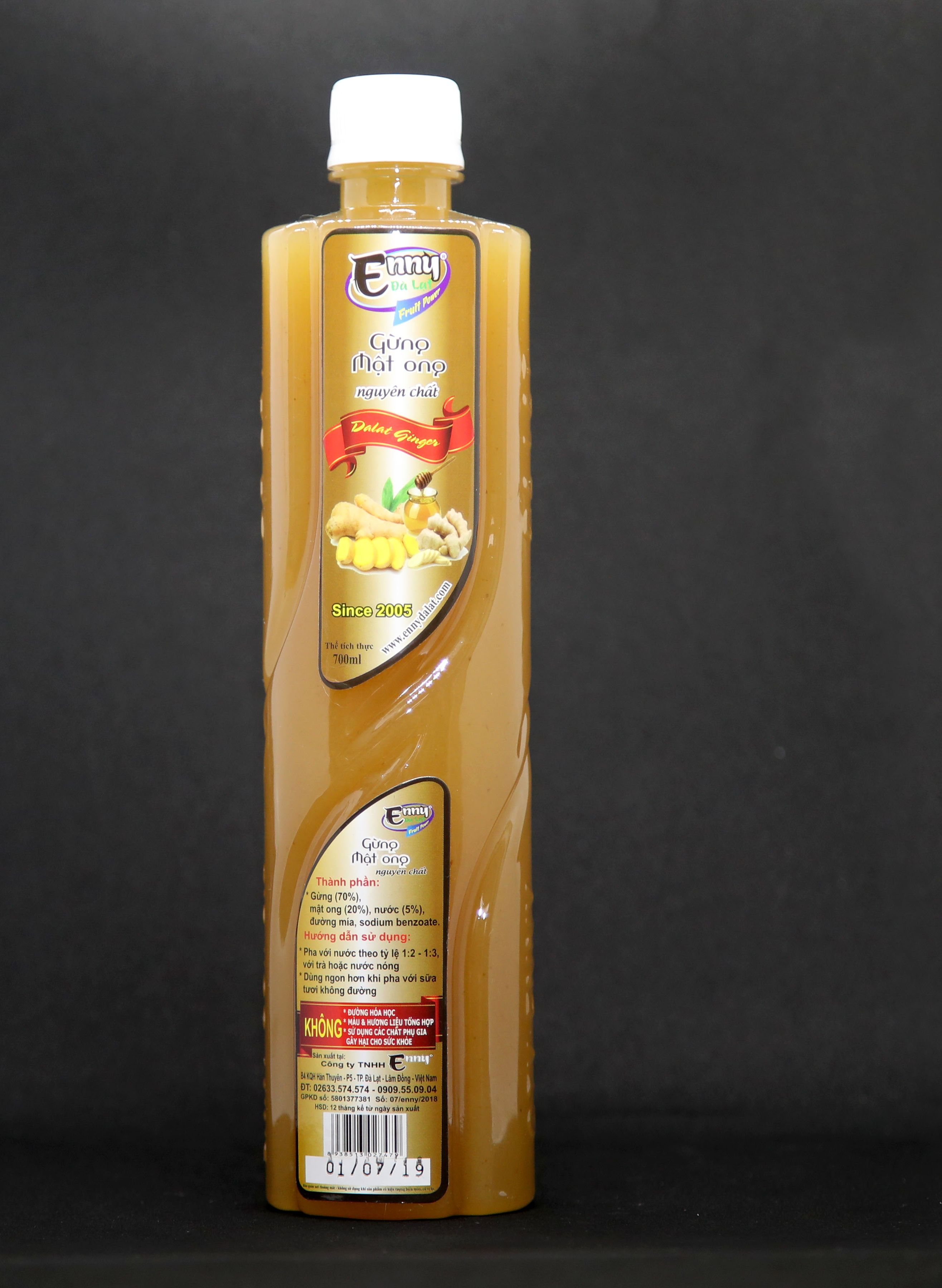GỪNG MẬT ONG 700ml ENNY Đà Lạt