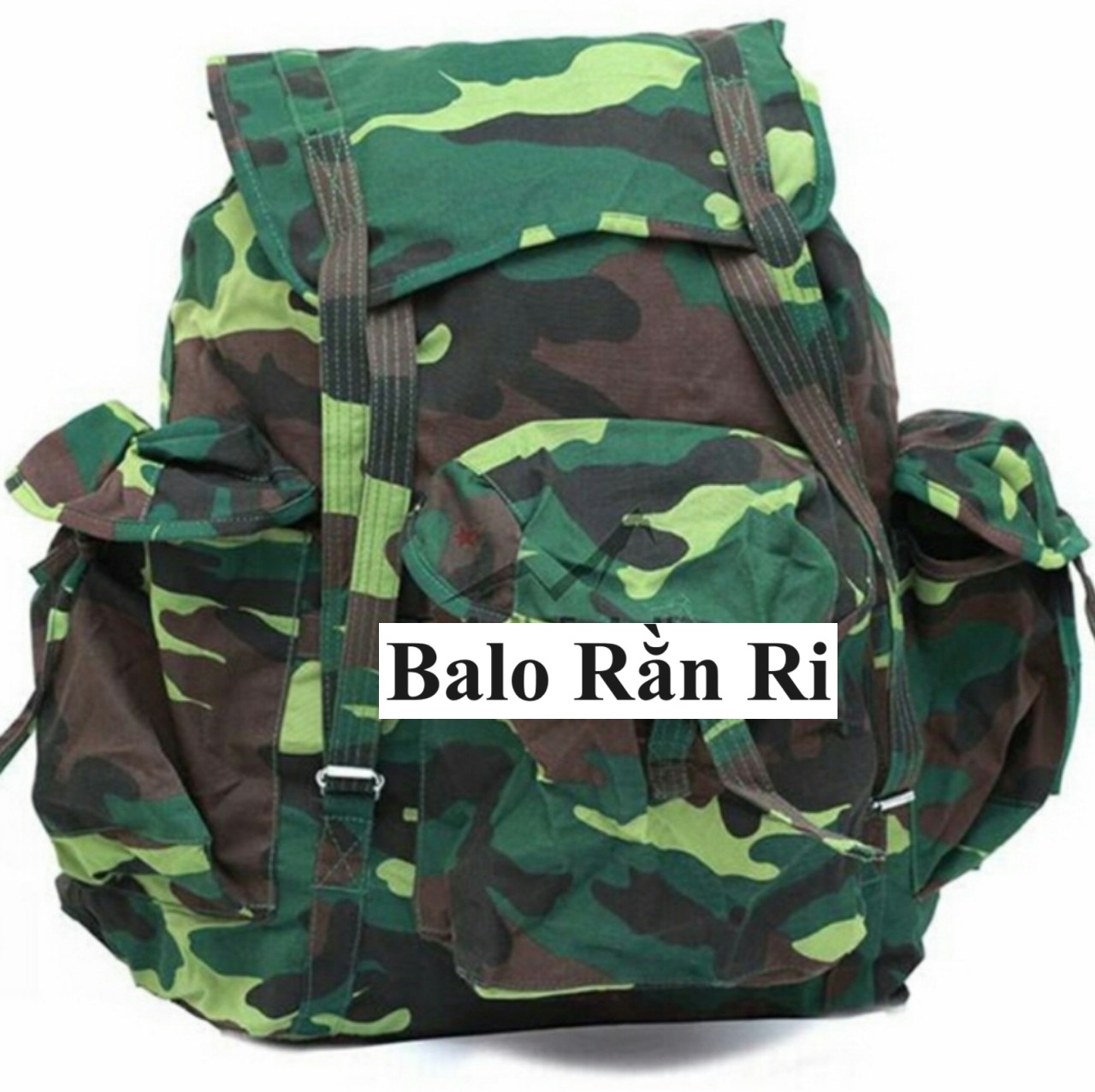 Ba lô đi rừng ba lô đi phượt vải bố dày hàng chuẩn chất lượng