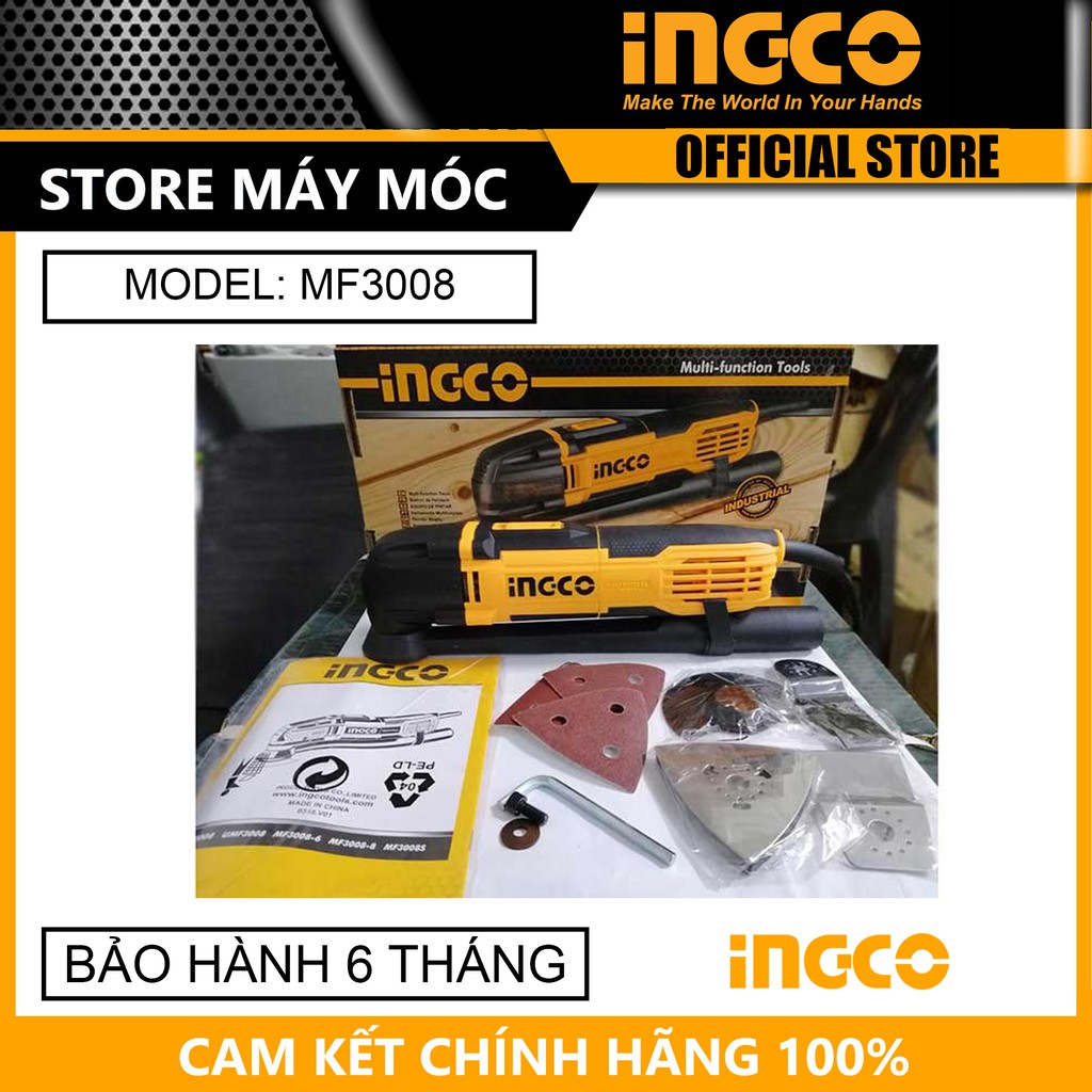 Máy cắt rung đa năng 300w ingco mf3008 - hàng chính hãng