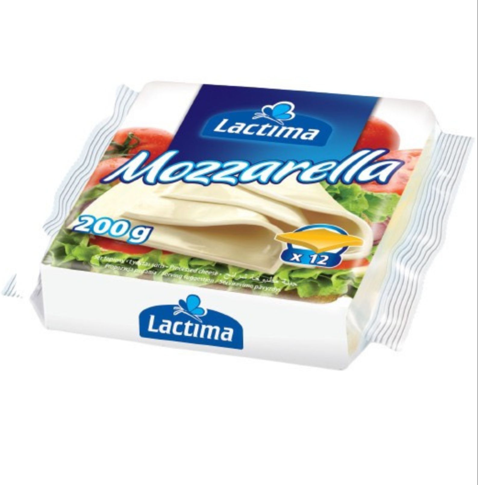 Phô Mai Lactima Mozzarella Slices 200g