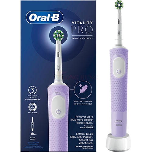 Bàn Chải Điện Oral-B Vitality Pro - Thiết Kế Nhỏ Gọn, Màu Sắc Bắt Mắt, Loại  Bỏ Mảng Bám | Lazada.Vn