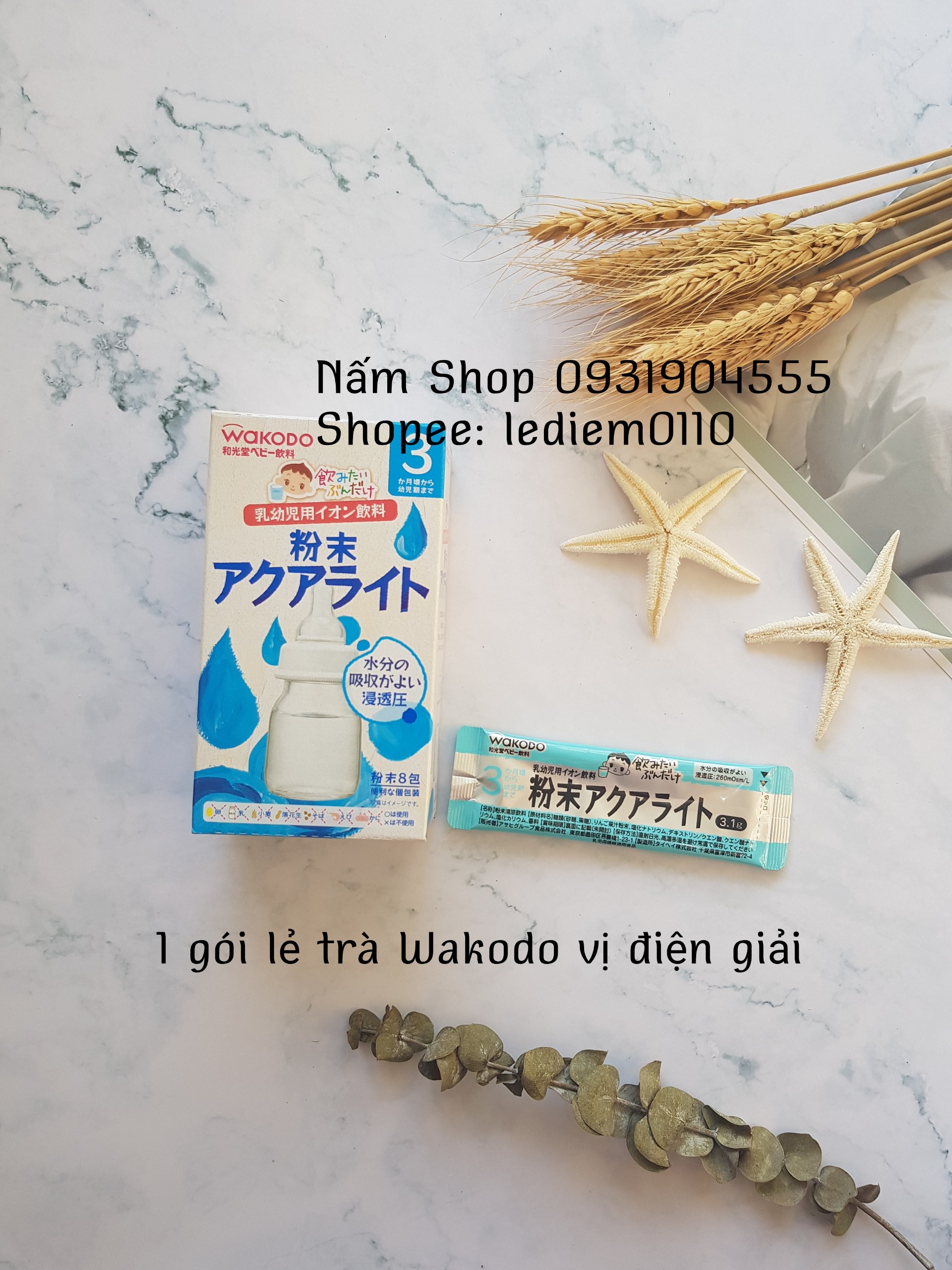 Trà Wakodo thanh nhiệt cho bé 5m+