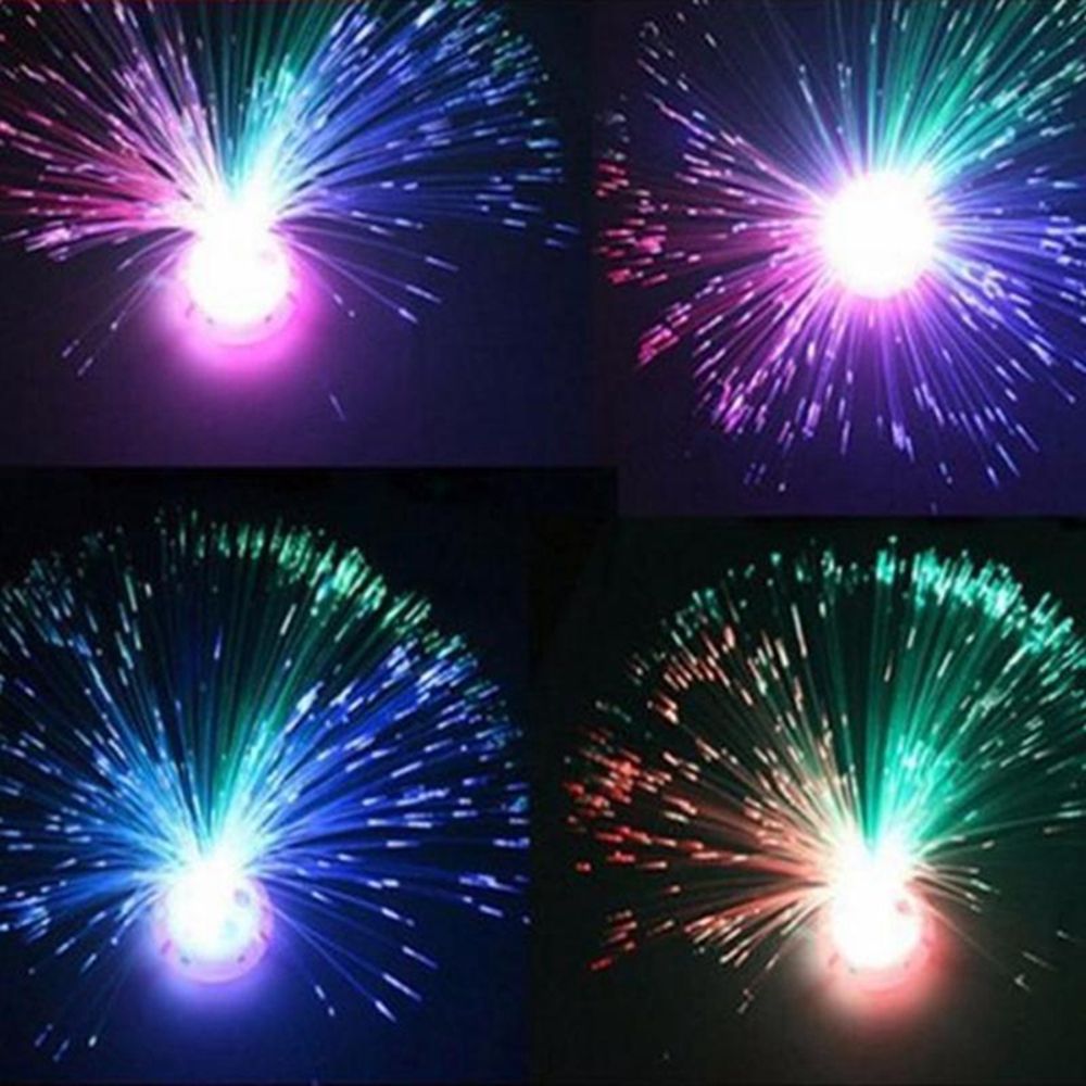 LED nhiều màu sợi quang ánh sáng Star Holiday Wedding trang trí ánh sáng