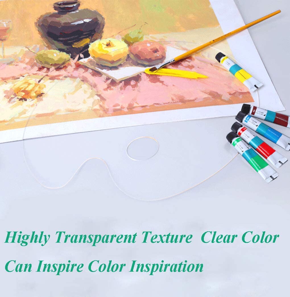 Khay Pha Màu , Palette Màu Acrylic Trong Suốt