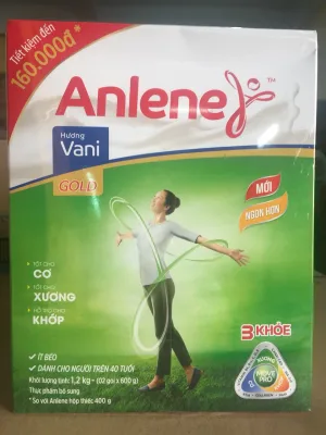 Sữa bột Anlene MovePro Gold Vani hộp 1,2kg (Trên 40 tuổi)