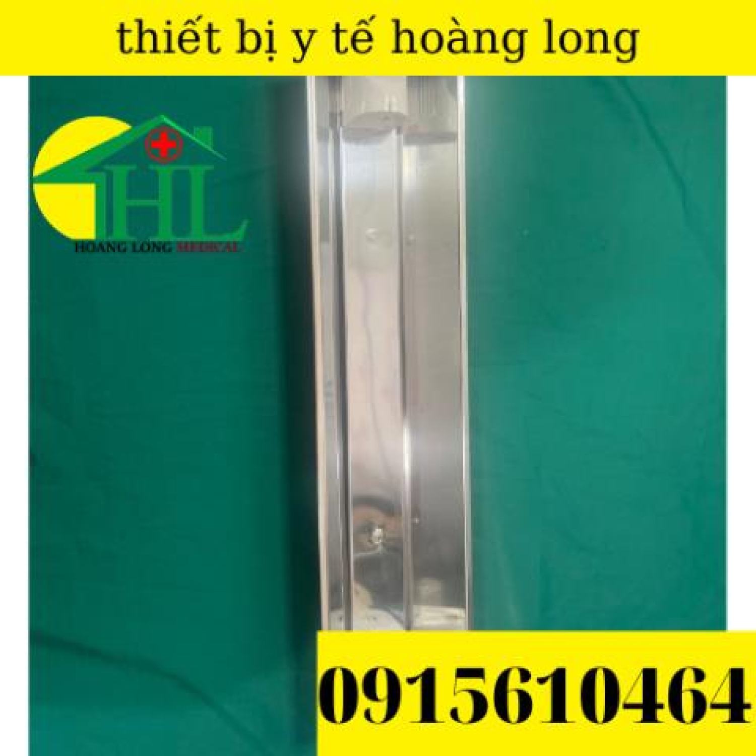 [Com Bo Máng + Bóng UV 45cm ] Đèn Cực Tím Diệt Khuẩn Không Khí - Inox