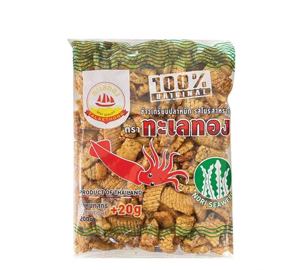 Bánh Snack Mực Thái Lan Talaethong Bento (100g, 200g)