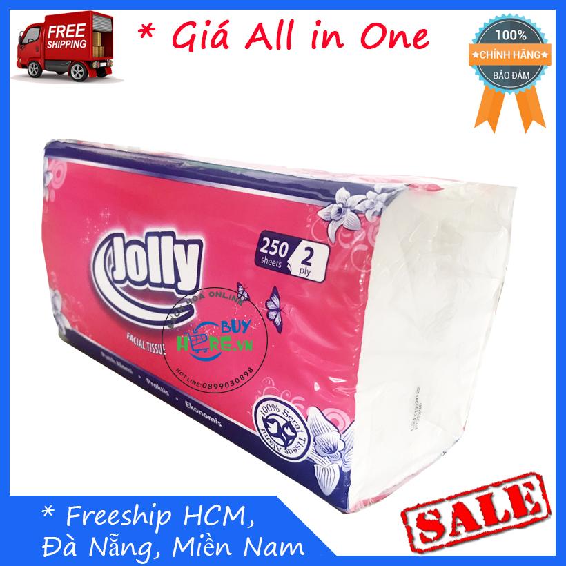 Khăn giấy Jolly 250 tờ 2 lớp