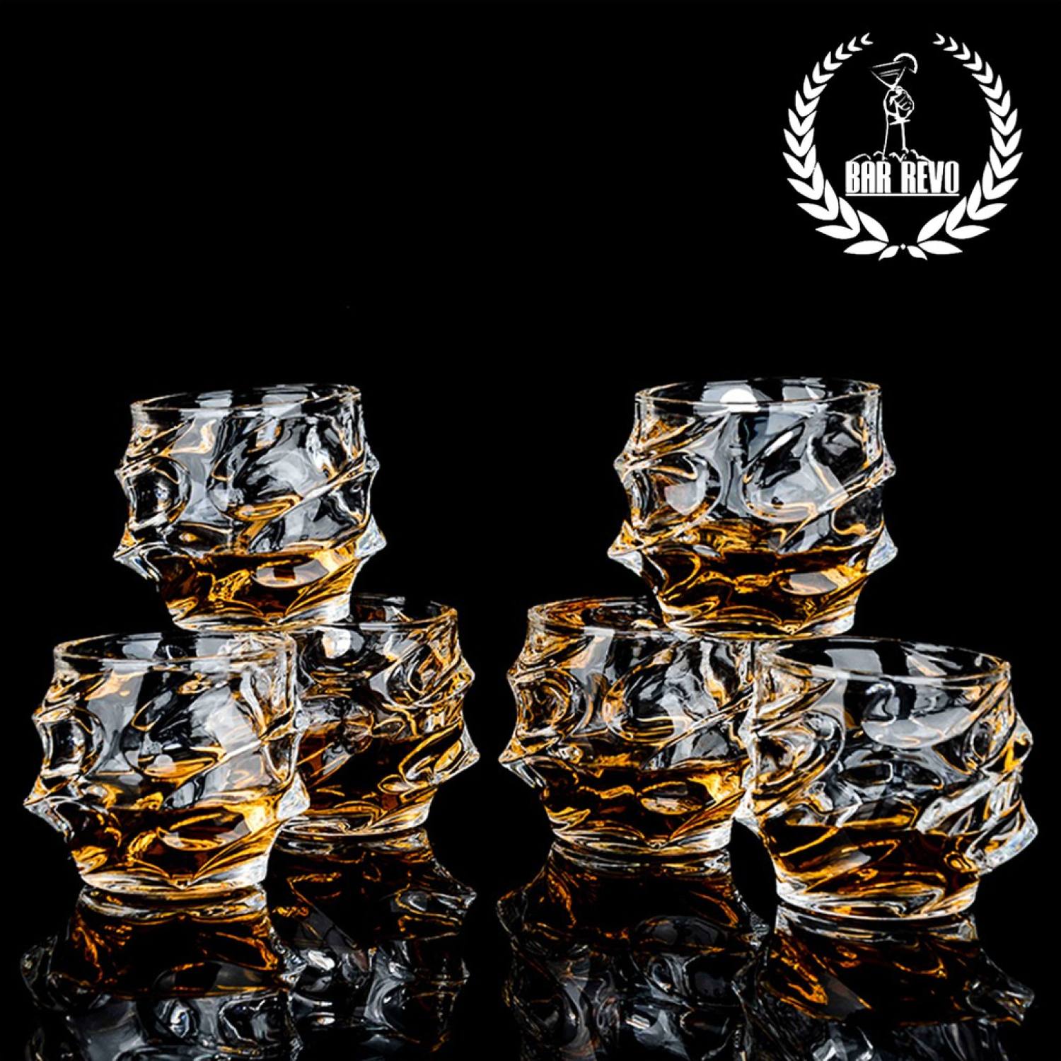 Whisky Thân Xoắn - Ly Thủy Tinh Pha Lê