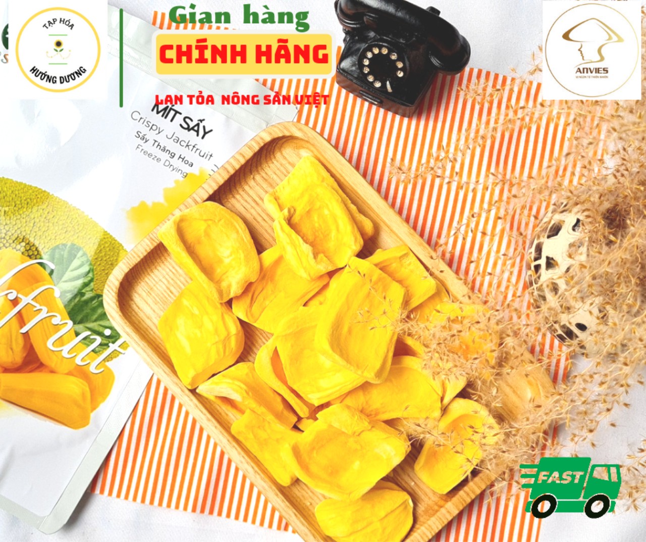 Mít sấy thăng hoa - hoa quả sấy thăng hoa - Anvies