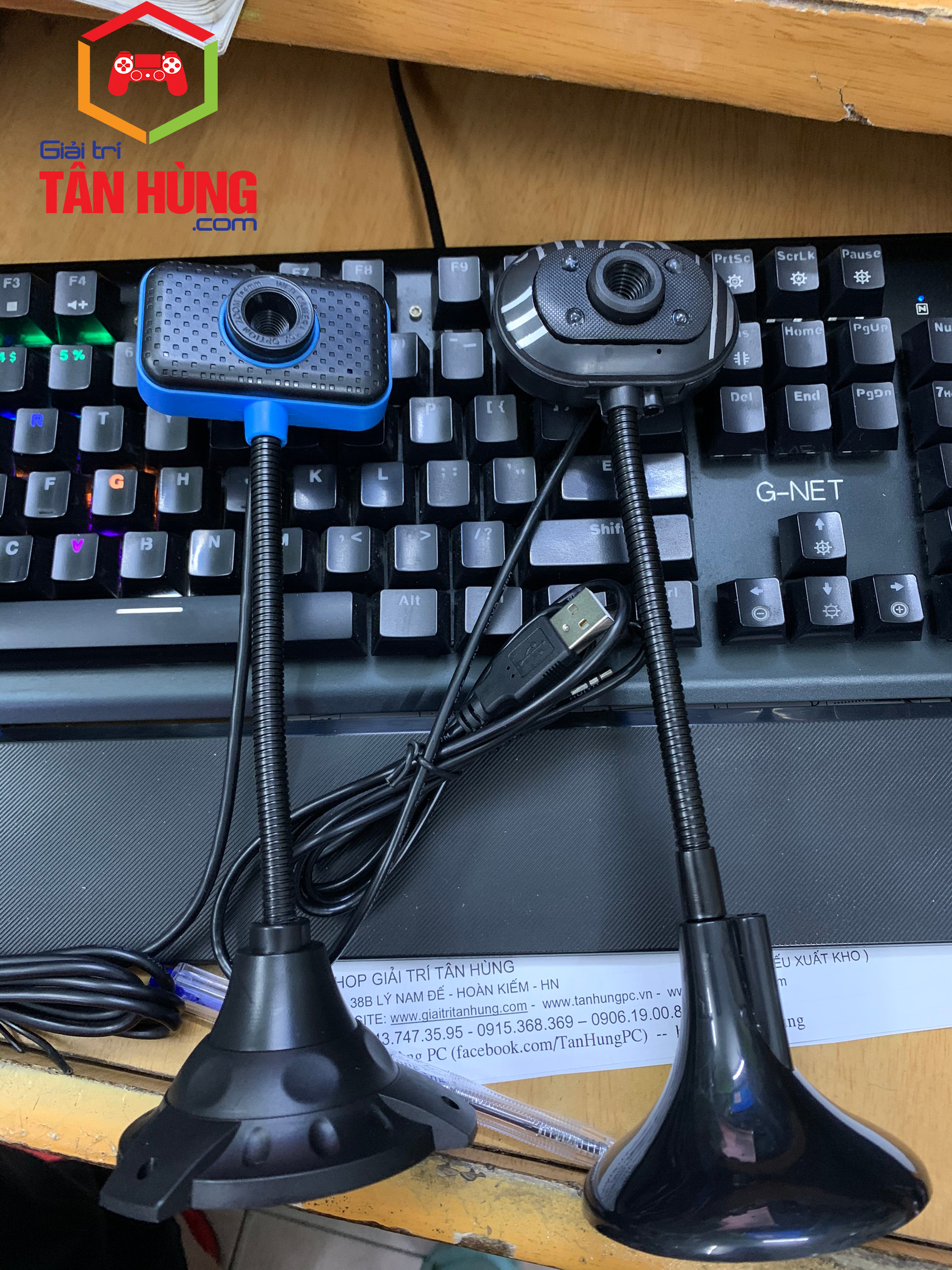 Webcam USB 2.0 kèm Mic cho Pc , Laptop