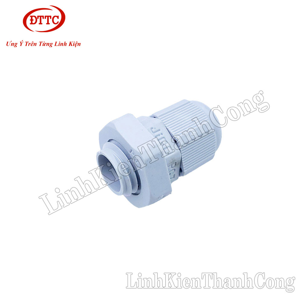 Giắc chống nước siết cáp dây điện chống nước pg7 pg9 pg11 màu trắng