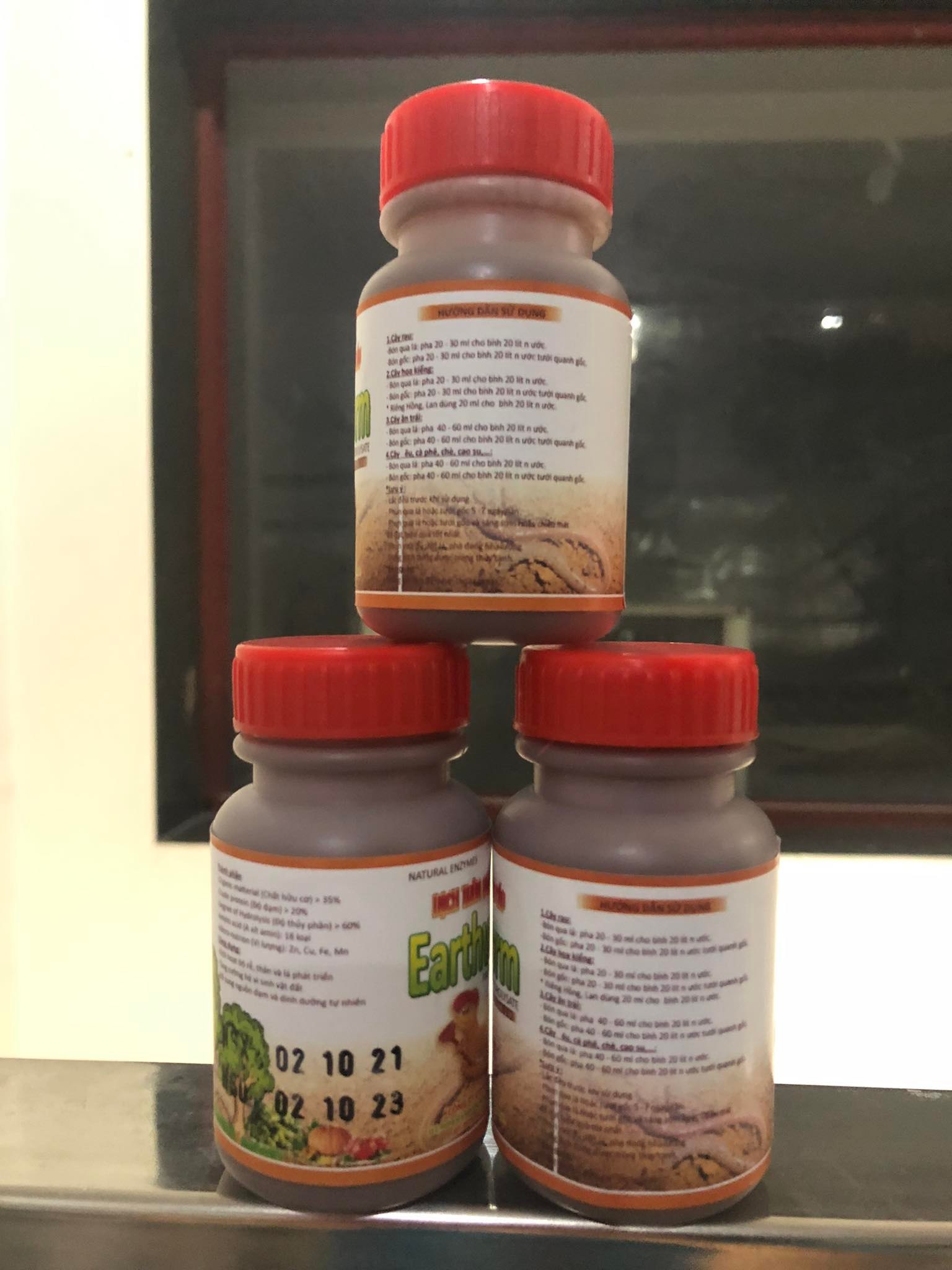 [HCM]Combo 3 chai dịch trùn quế