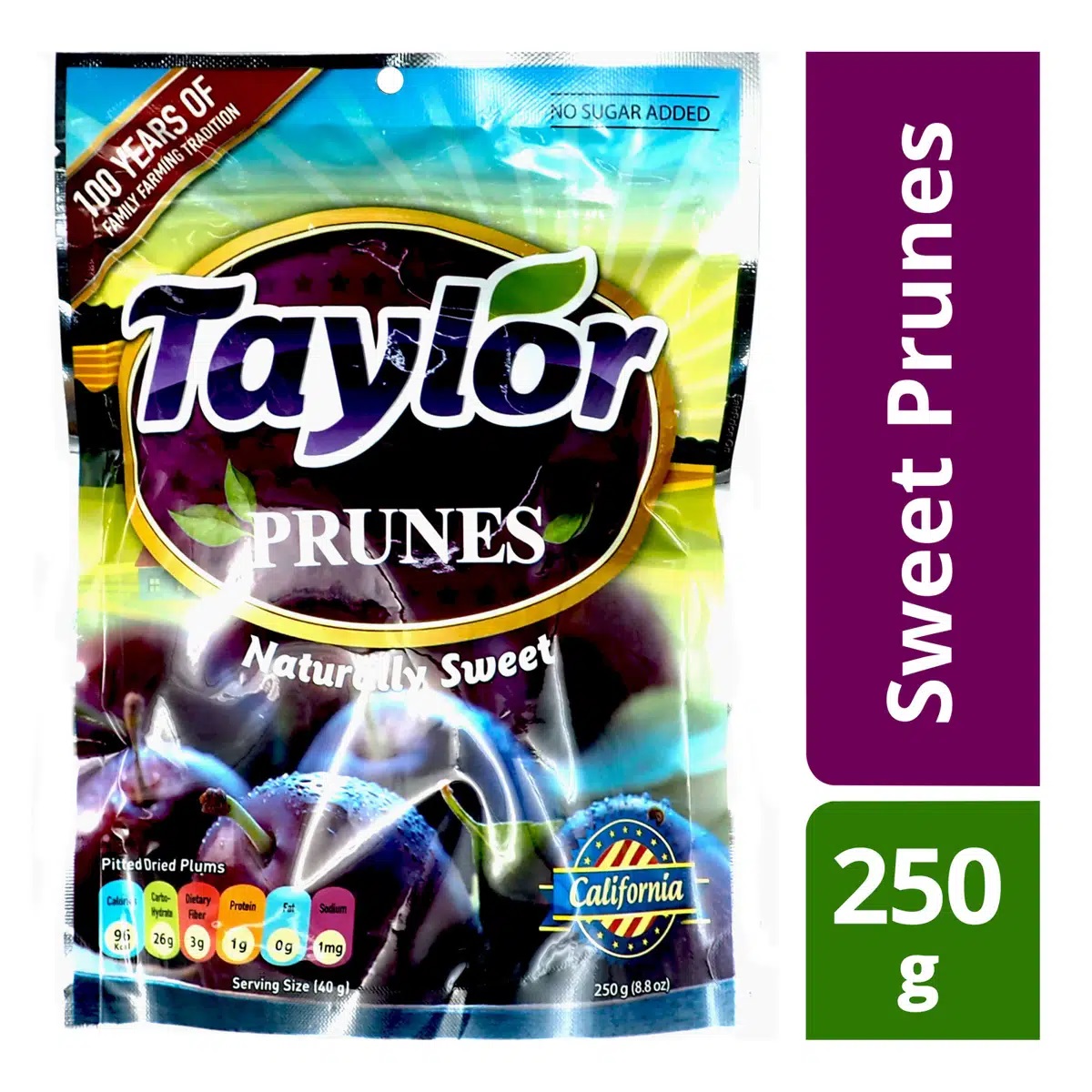 Taylor Naturally Sweet Prunes 250g
