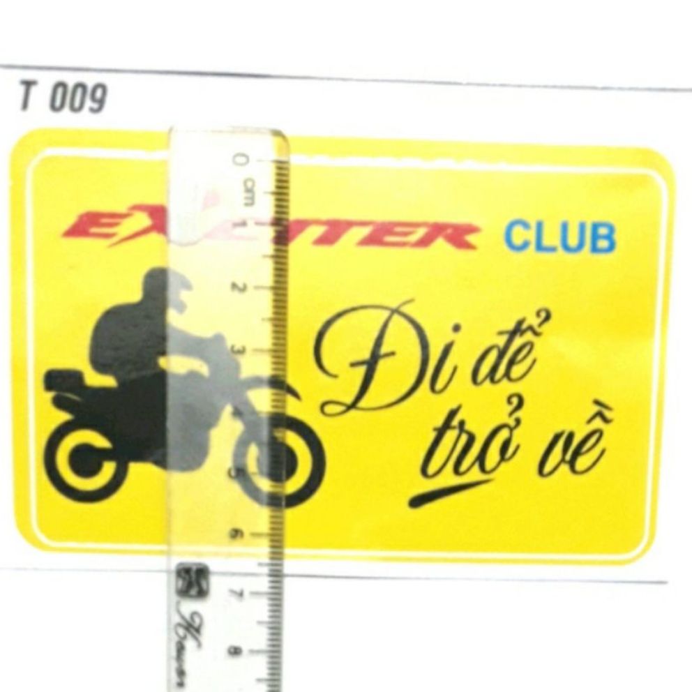 Tem dán ĐỘC HÀNH dán xe máy, ô tô, dán balo, bàn học, đồ vật