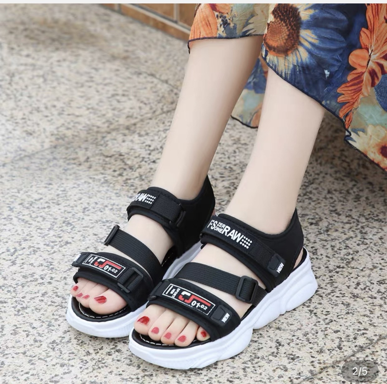 giày 105 sandal quay bản