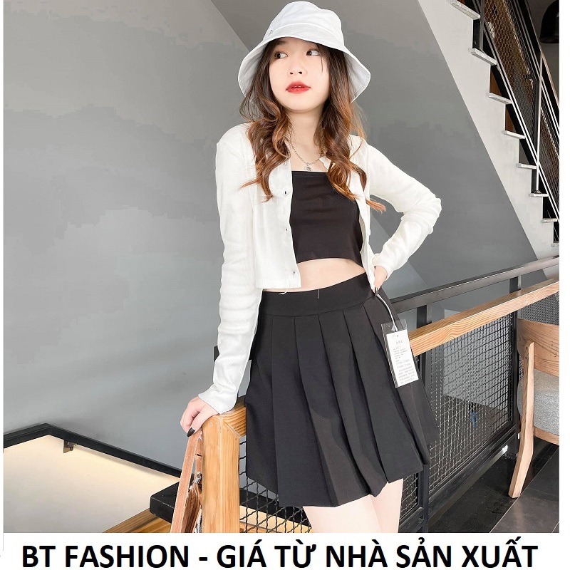 Chân Váy Ngắn Xếp Ly Lưng Cao Thời Trang Hàn Quốc - BT Fashion ...