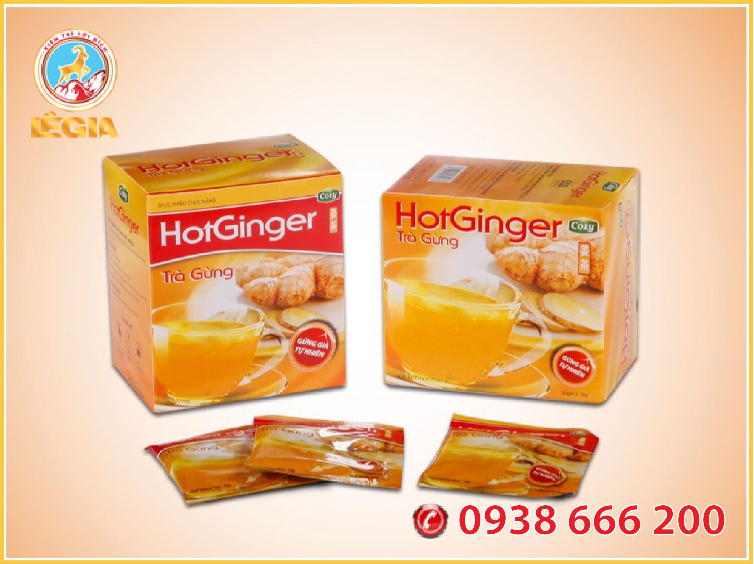 Trà gừng HotGinger Cozy hộp 200g