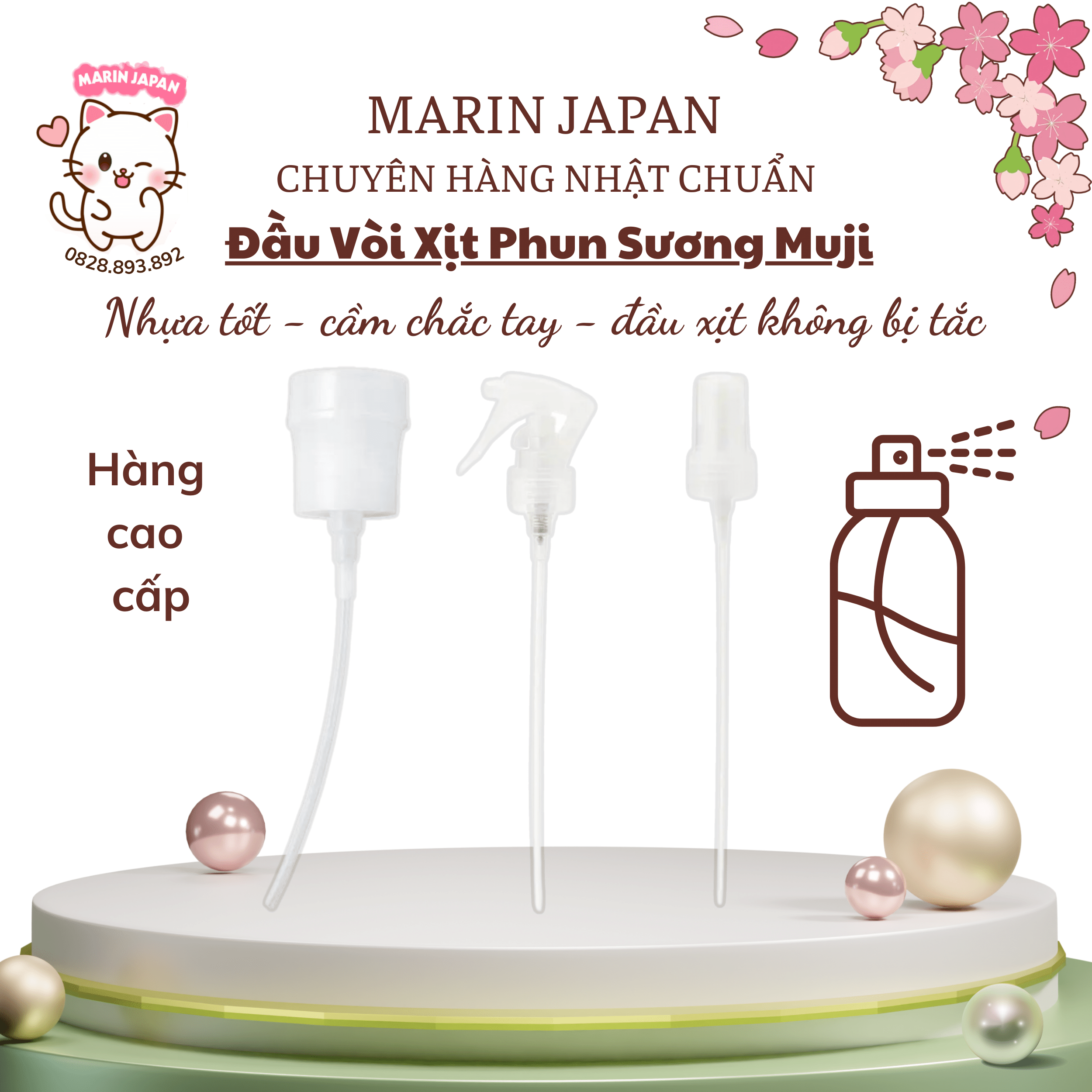 Đầu Vòi Xịt Muji Spray Head Nhật Bản