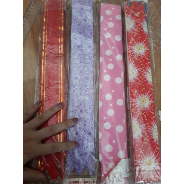 Nơ Rút Trang Trí Bản To 5Cm tệp 10 chiếc