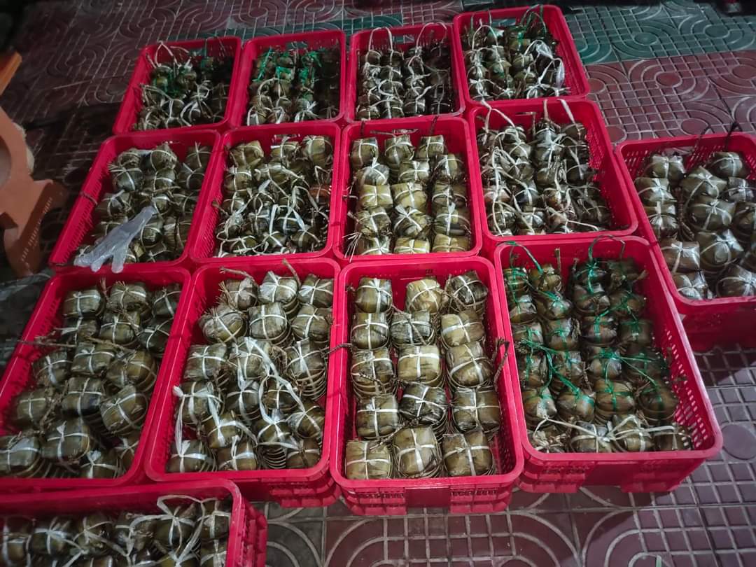 Bánh Tét Trà Cuôn Chay Cuộn Đòn 1kg