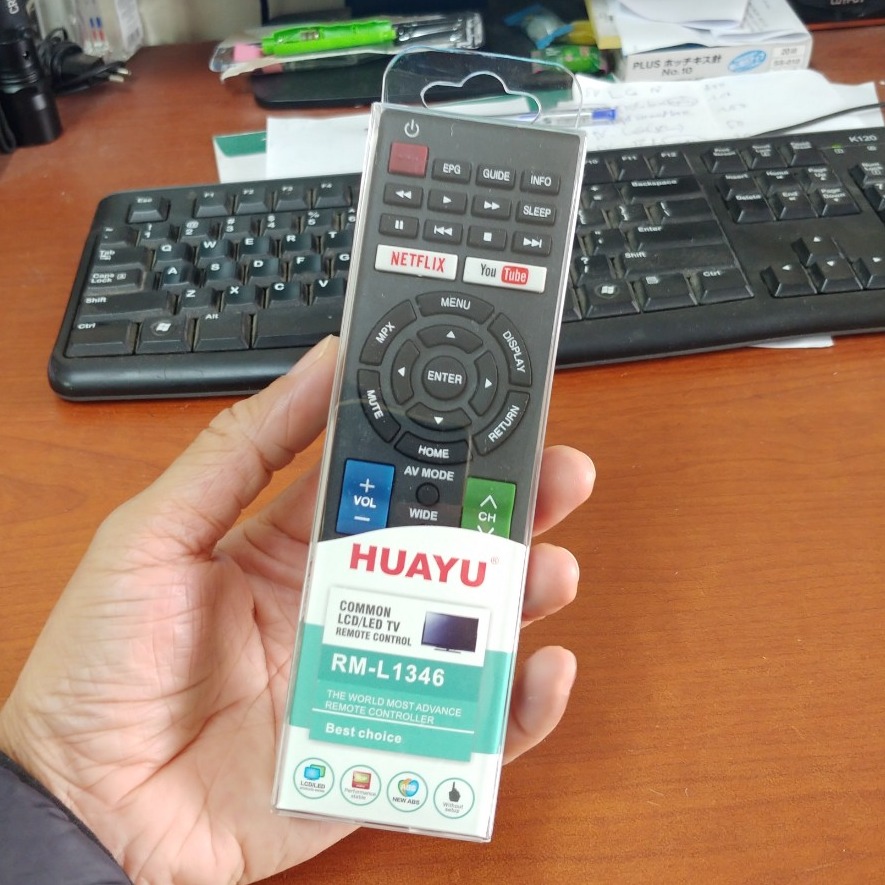 Remote TV SHARP Smart mạng Internet (Huayu xịn hộp)