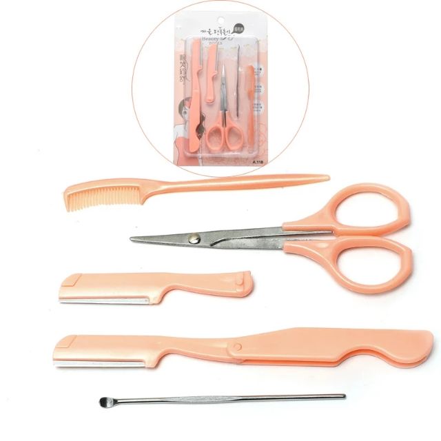Bộ Dụng Cụ Chăm Sóc Lông Mày 5 Món Tiện Dụng