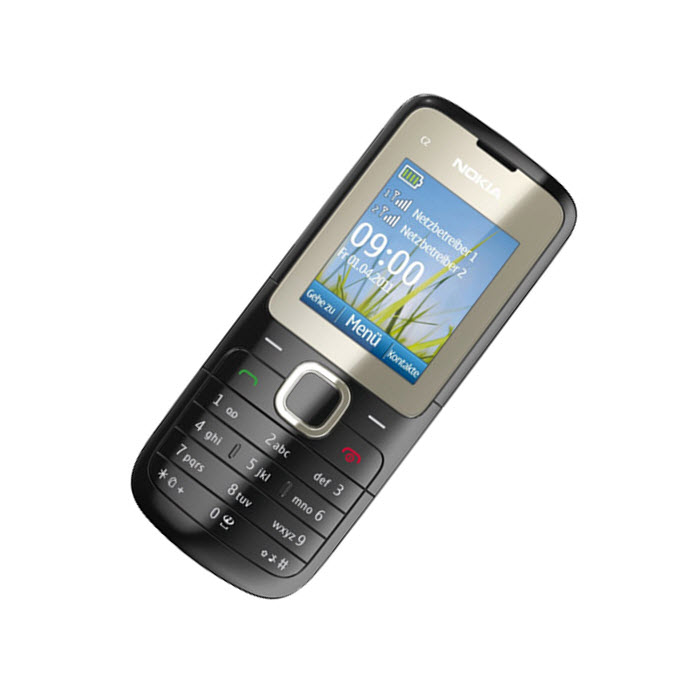 Điện Thoại Nokia C2-00 Màu Đen Bảo Hành 1 Đổi 1