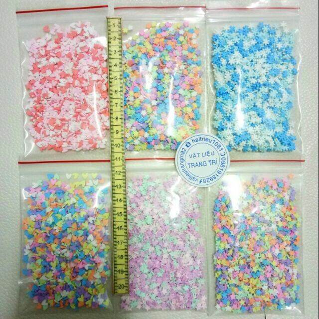 [HCM]Cốm Trộn Slime (100G) Phụ Kiên Trang Trí