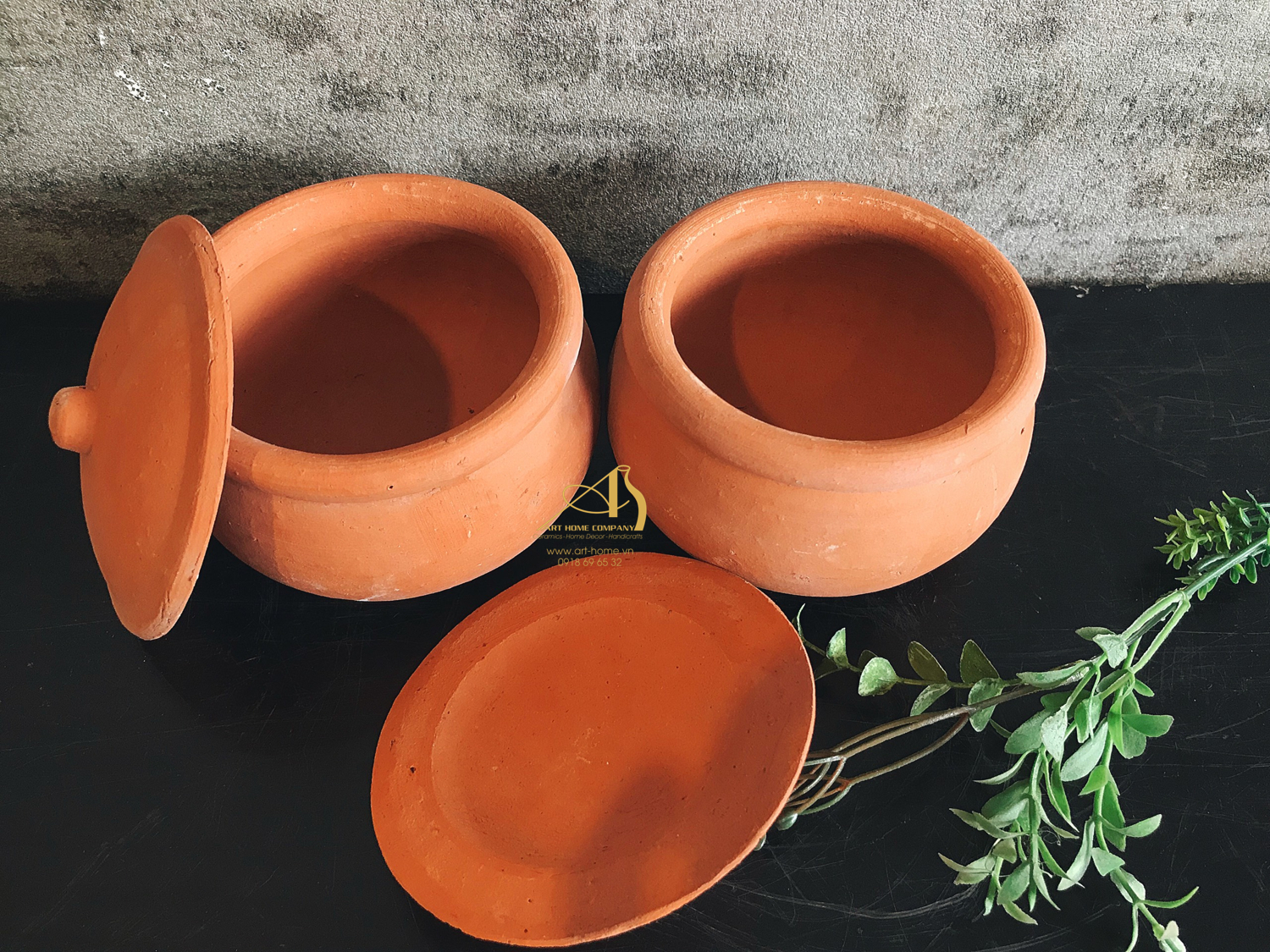 Niêu đất nung, nấu cơm, kho tôm cá, có 2 size