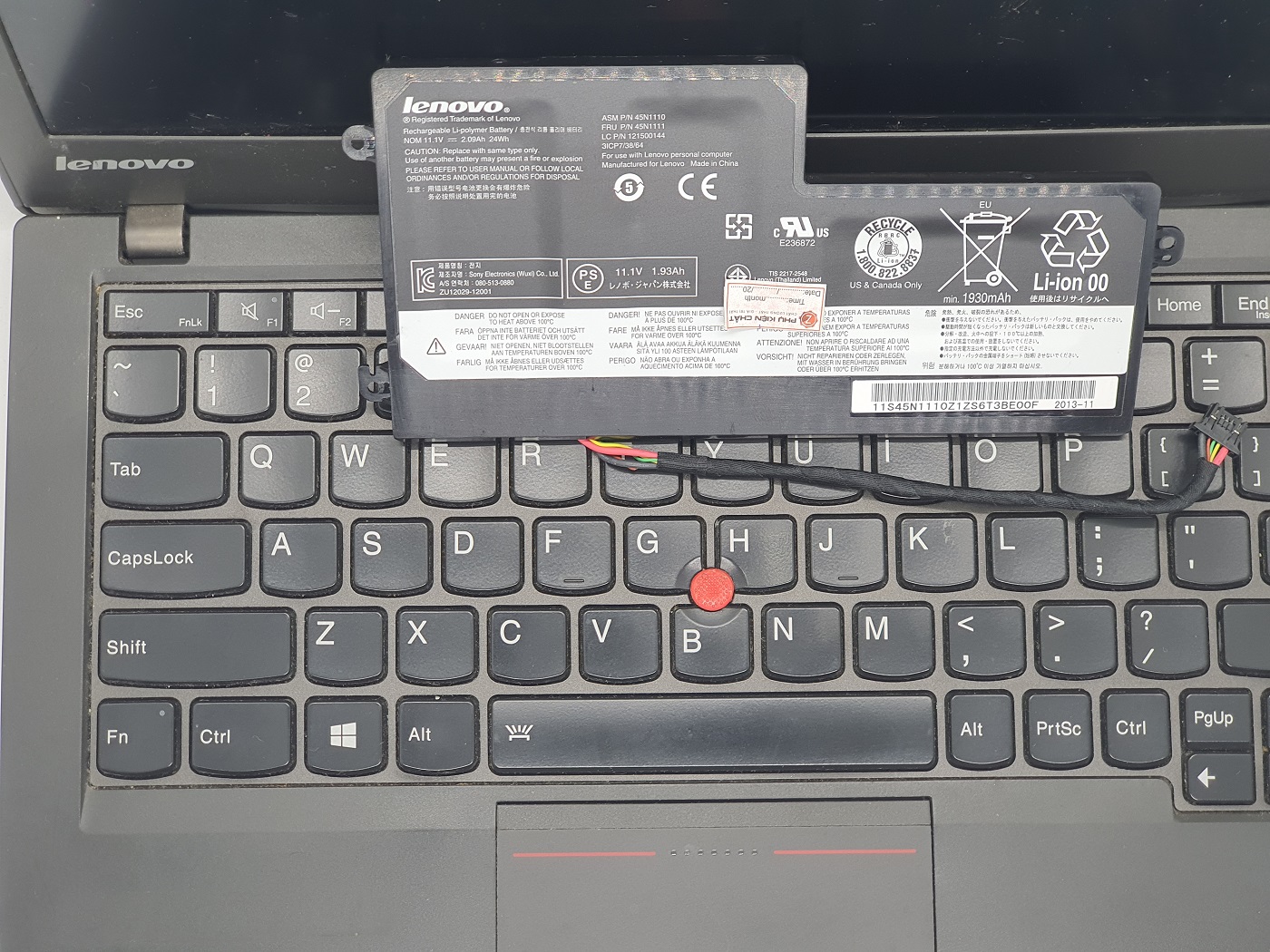 [HCM]Pin Cho Laptop Lenovo Thinkpad X240 X250 X260 T440 T450 T460 T440s Loại Gắn Trong - Hàng Zin 100%