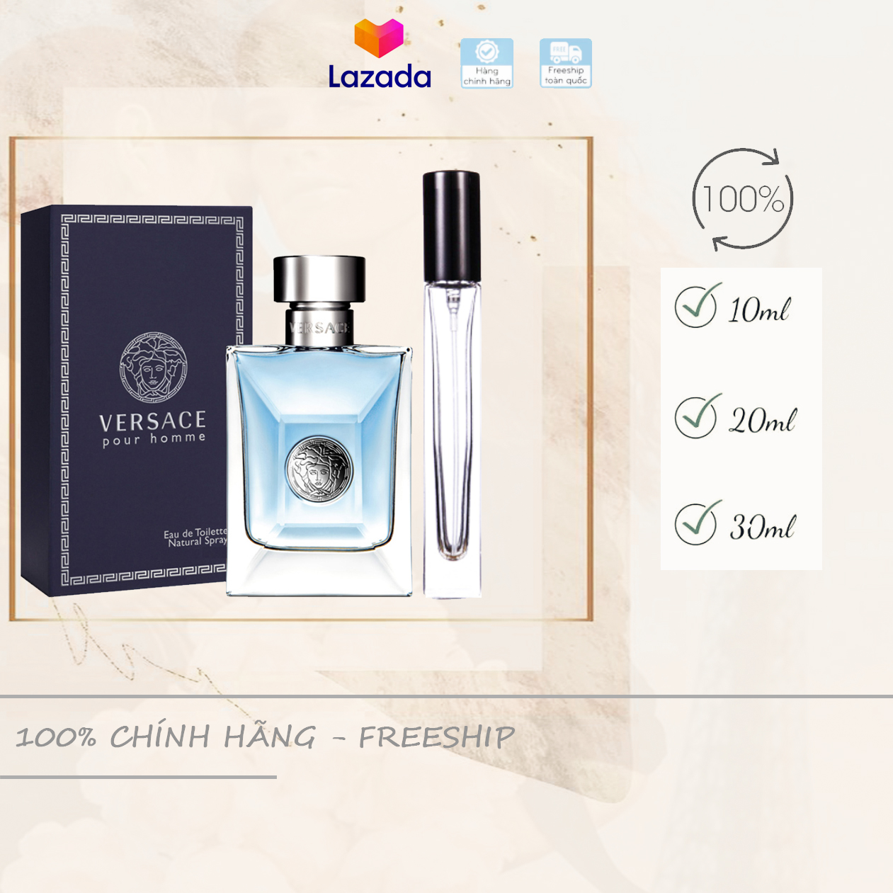[Chiết 10-20-30ml] Versace Pour Homme EDP