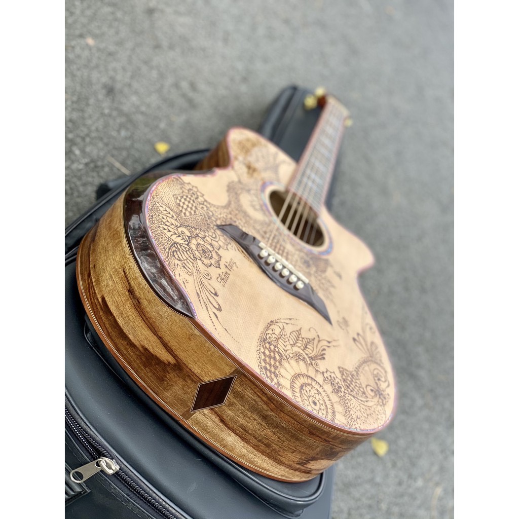 (Miễn Phí Ship) Đàn guitar acoustic ST-C200 - HÀNG CUSTOM