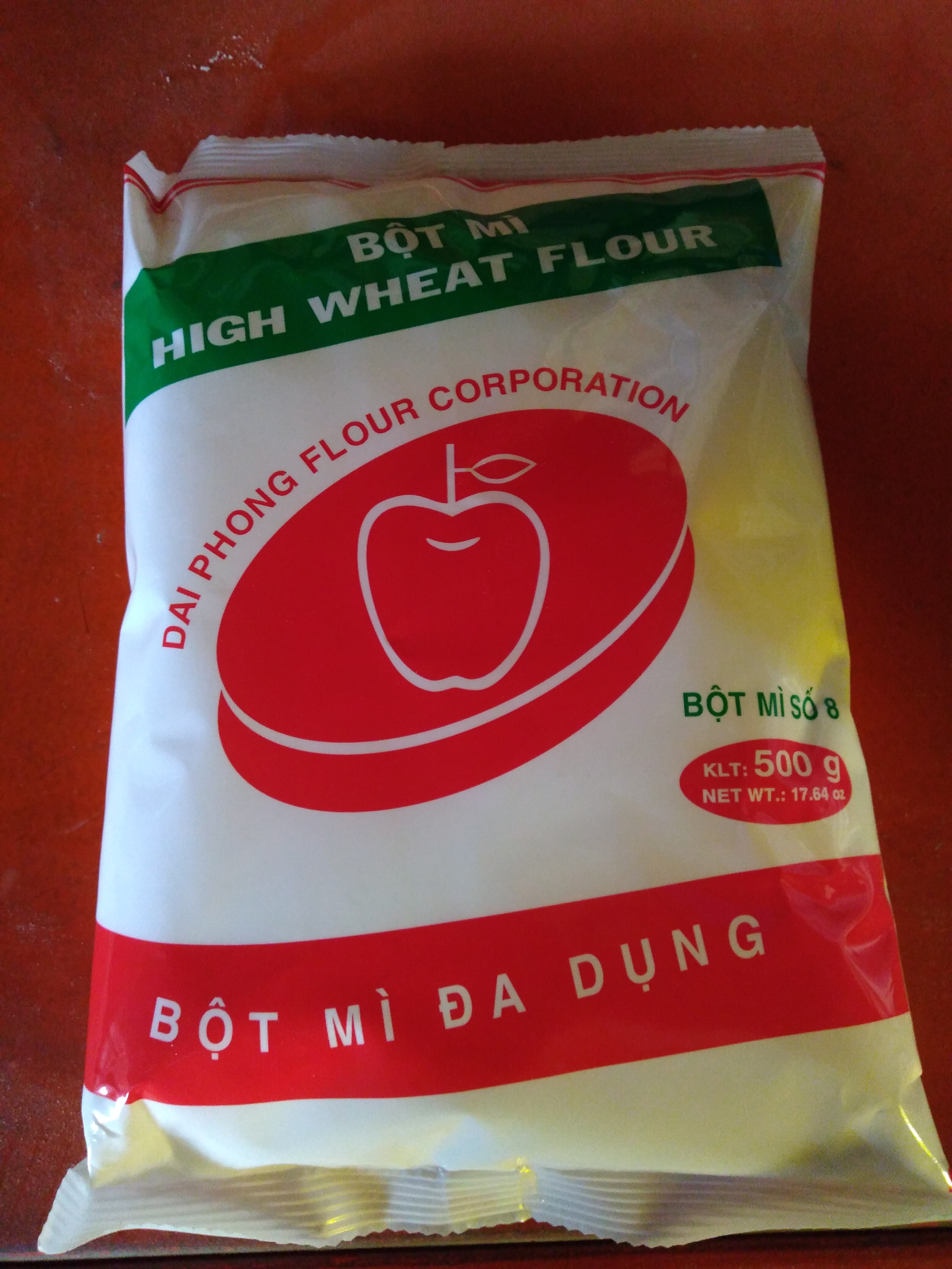 Bột mì đa dụng hiệu Táo đỏ 0.5kg
