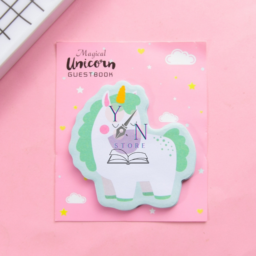 Giấy Note, giấy ghi chú Hình Thú Siêu Cute 30 Tờ