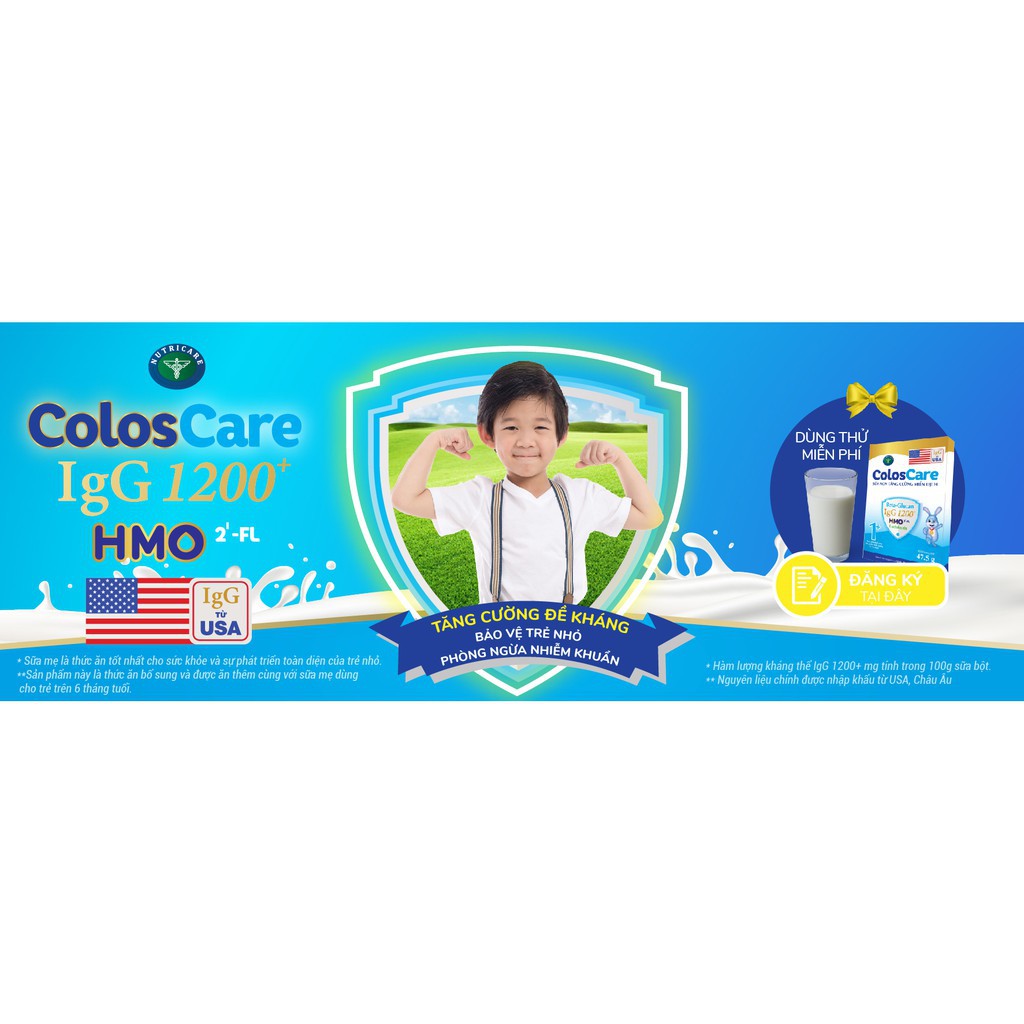 Sữa Bột Nutricare Coloscare 0+ 800G