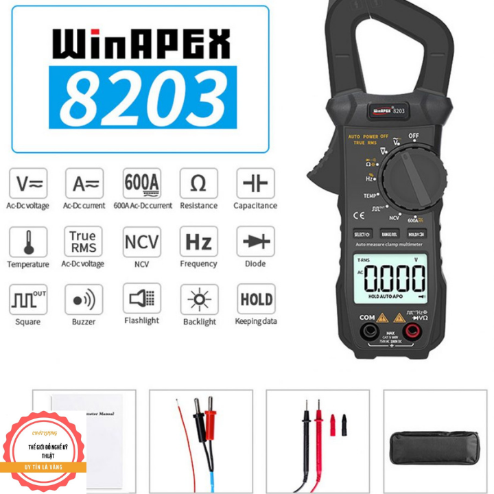 ĐỒNG HỒ KẸP DÒNG WINAPEX 8203