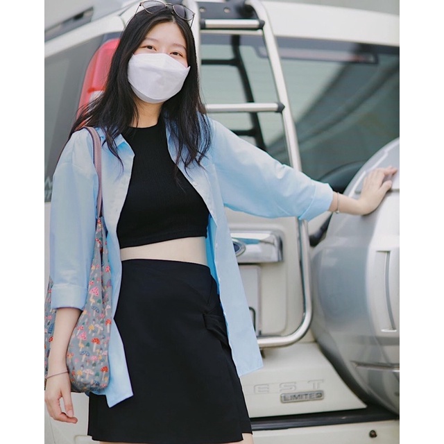 Áo somi xanh ngọc Ruchan