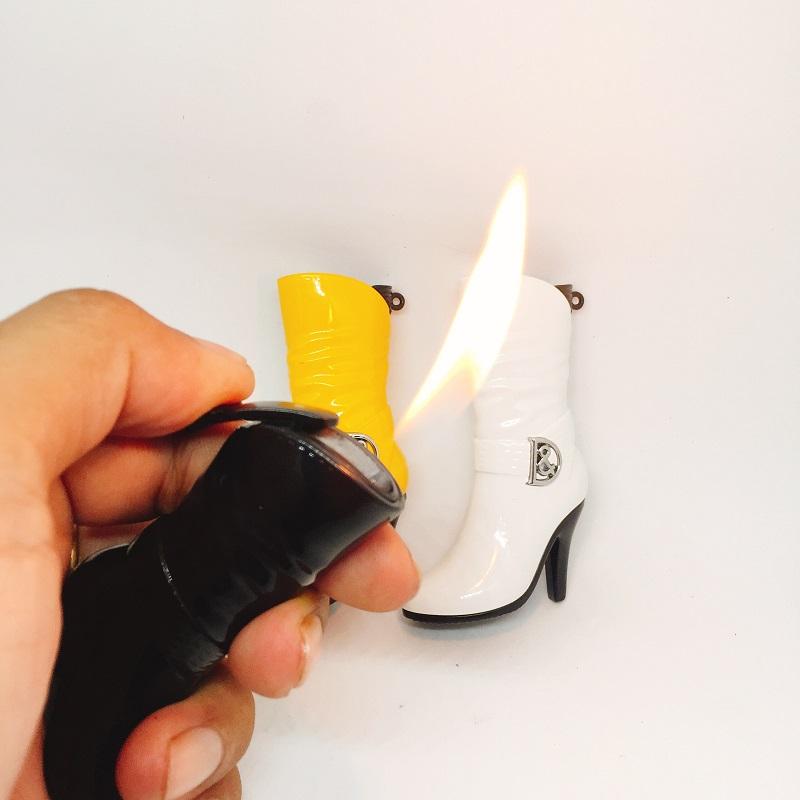 Bật Lửa Gas Lửa Thường Hình Chiếc Giày Độc Đáo
