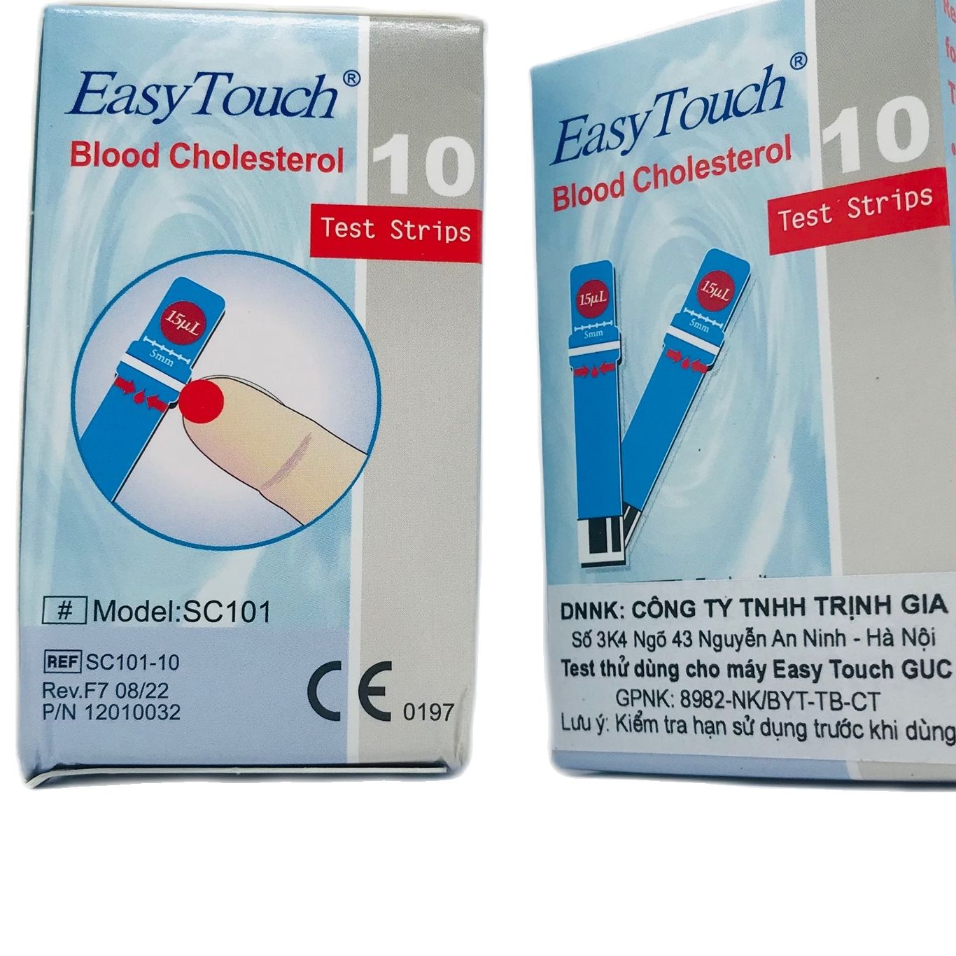 Que thử mỡ máu Easy touch (10 que )