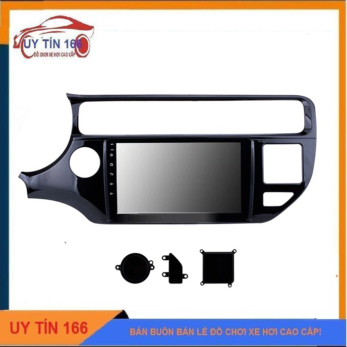 Mặt dưỡng màn hình android cho xe KIA RIO kèm dây nguồn zin theo xe