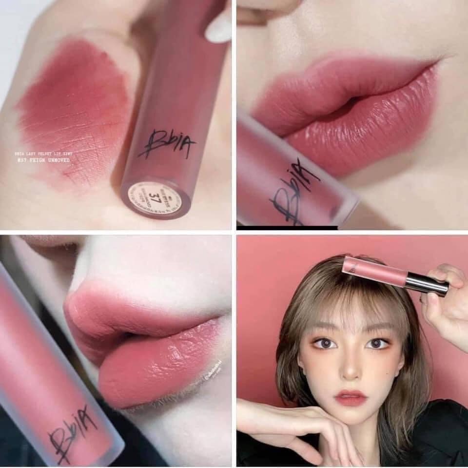 Son BBia Last Velvet Lip Tint Chapter 8 màu 37 Feign Unmoved chính hãng Hàn Quốc